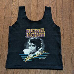 1984 Michael Jackson Thriller Triumph Merchandising Tank Top - Size S